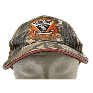 Summers Taylor Inc. Camouflage Cotton & Mesh Strapback Baseball Cap